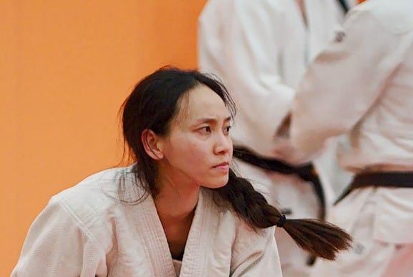 Mai Vu training at Shodokan Greenwich