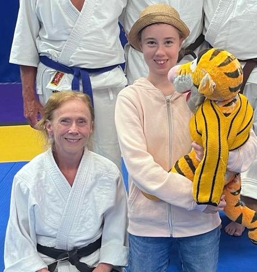 Carole Grey with her daughter